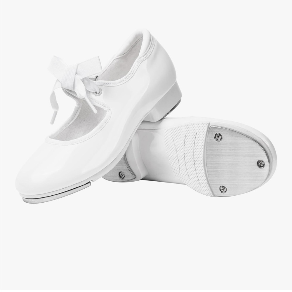 White Tap Dance Shoes